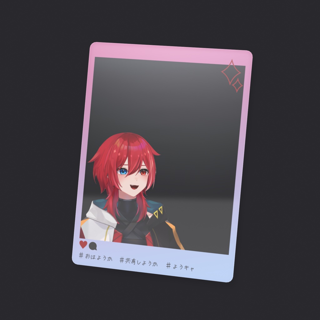 朱音ようか_SNS風クリアカード_汎用ver