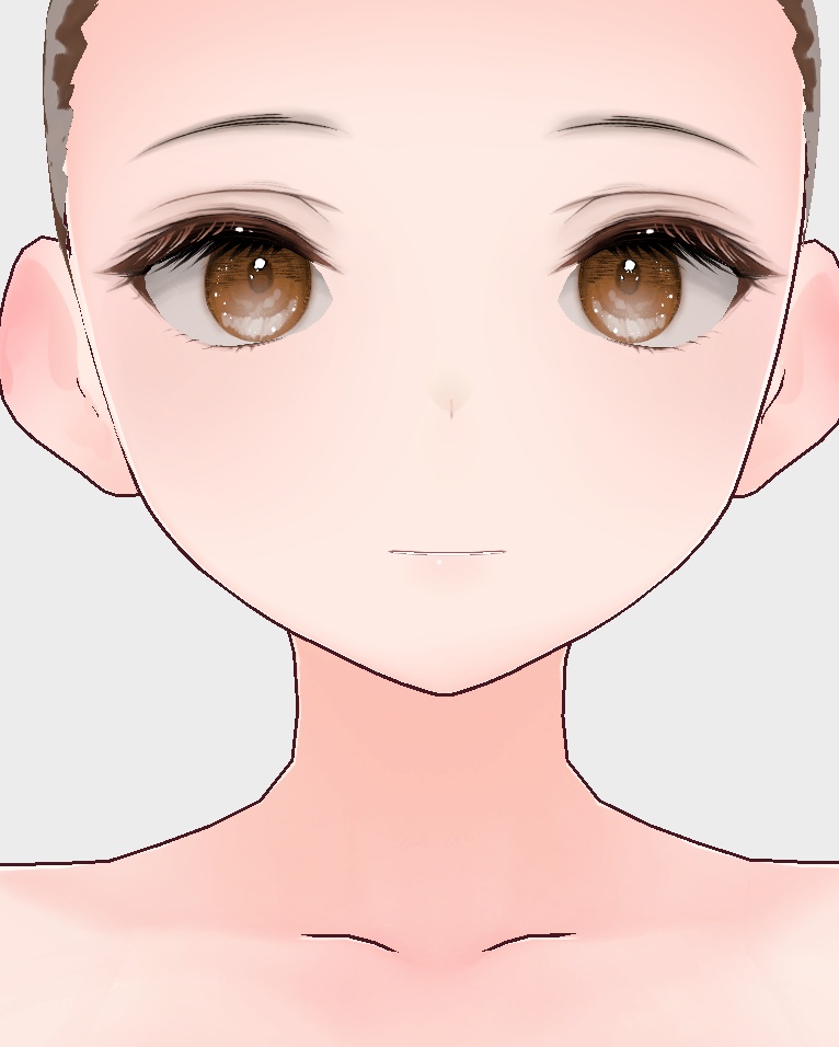 すべすべおなか・水着も着られるVRoid用肌セット2021版