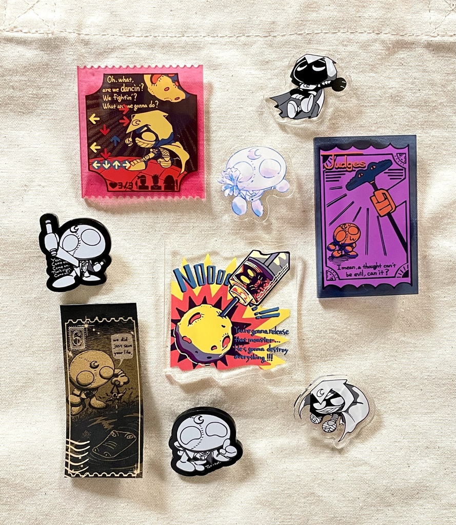 【アクリルピンバッジ】大きめサイズ各種