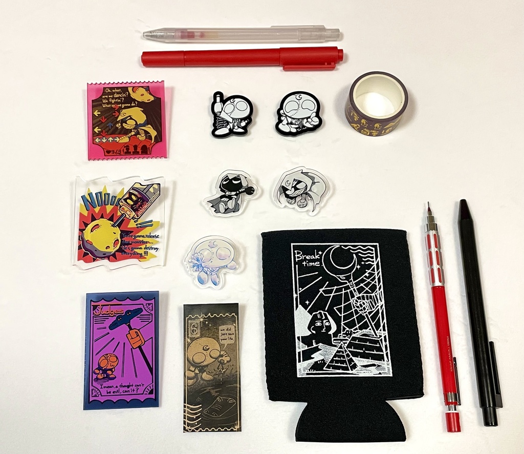 【アクリルピンバッジ】大きめサイズ各種