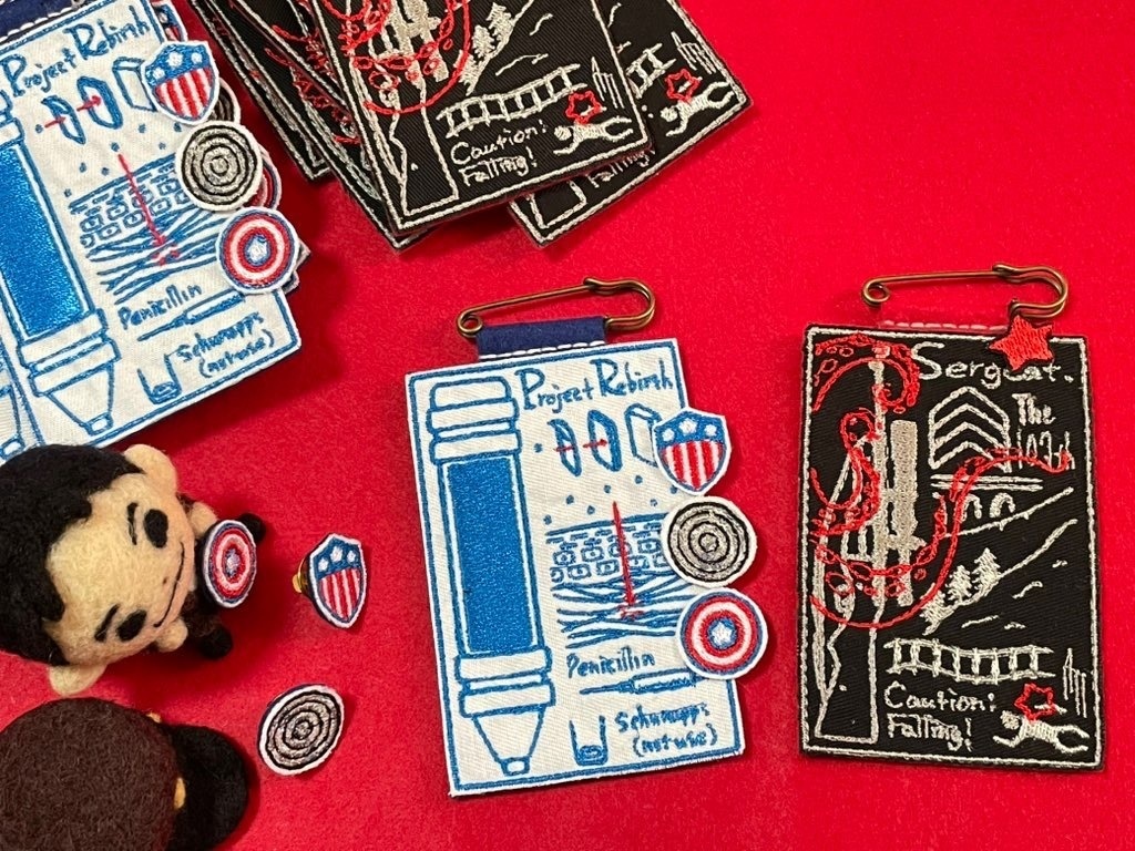 【再販】刺繍バッジ