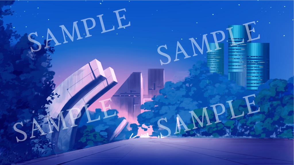 背景 異世界A　Youtube Youtuber VTuber　((1920×1080))