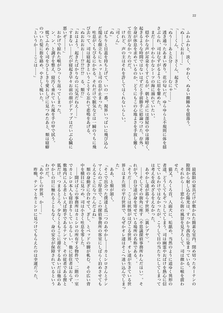 夕空に彗星 novel edit