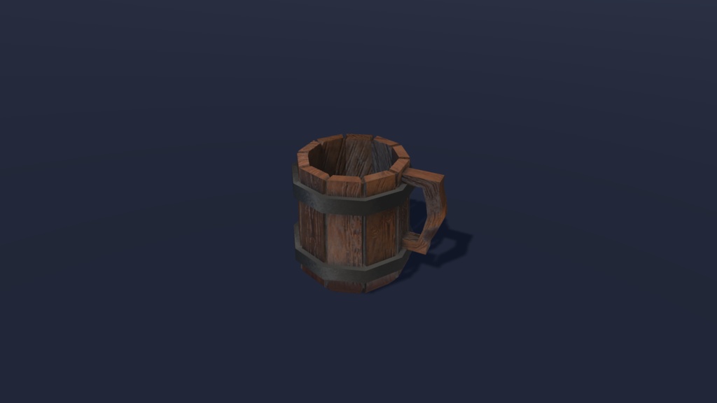 【3Dモデル】酒場のマグ / Tavern Mug