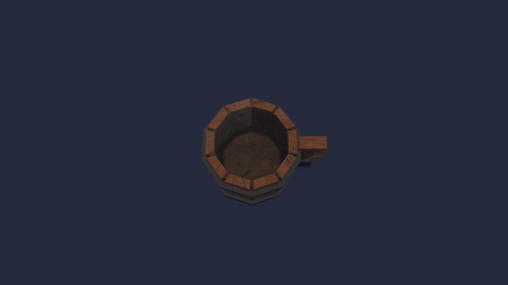 【3Dモデル】酒場のマグ / Tavern Mug