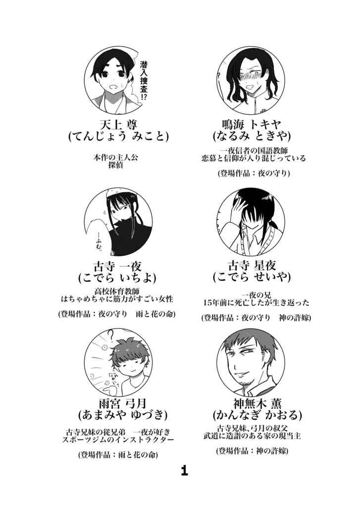 【オリジナル】星辰の4コマ-いち-