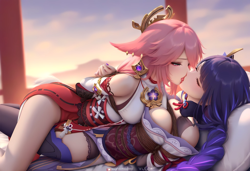 Yae miko & raiden