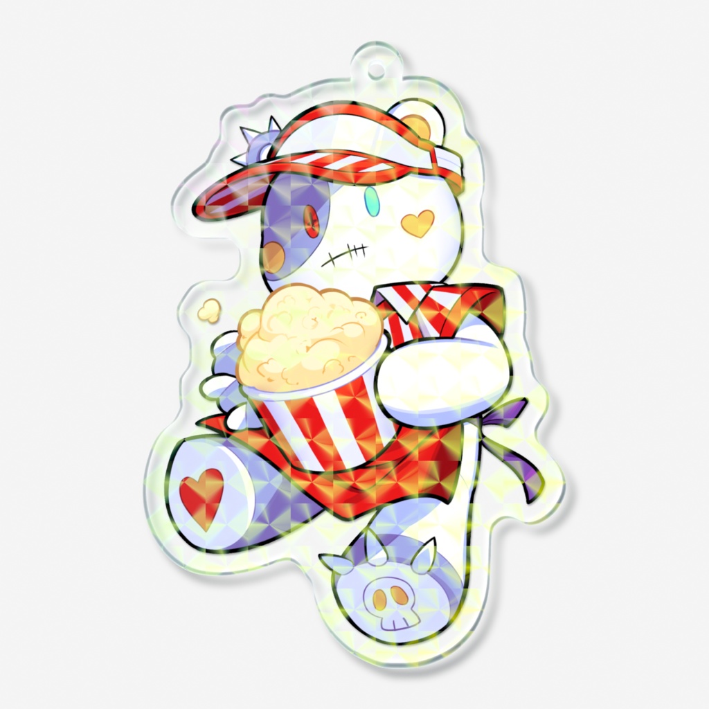 チェイサーホログラムアクリルキーホルダー【ポップコーンコラボ】