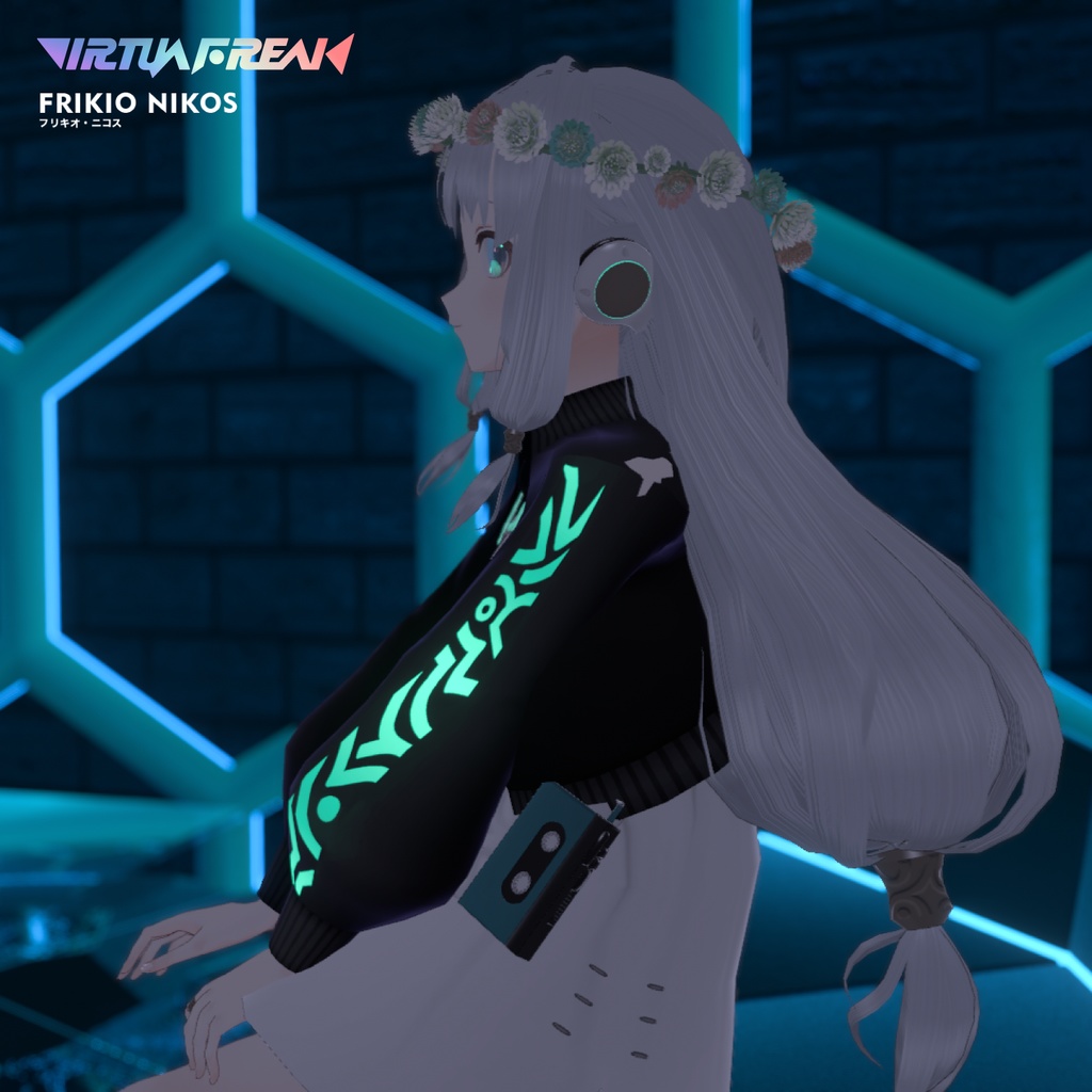 【VRC/VRM/MMD対応】オリジナル3Dモデル『NIKO』 by VIRTUAFREAK