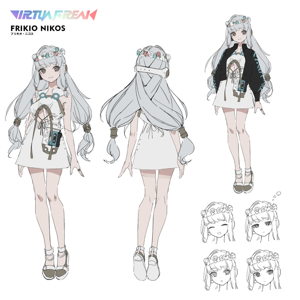 【VRC/VRM/MMD対応】オリジナル3Dモデル『NIKO』 by VIRTUAFREAK