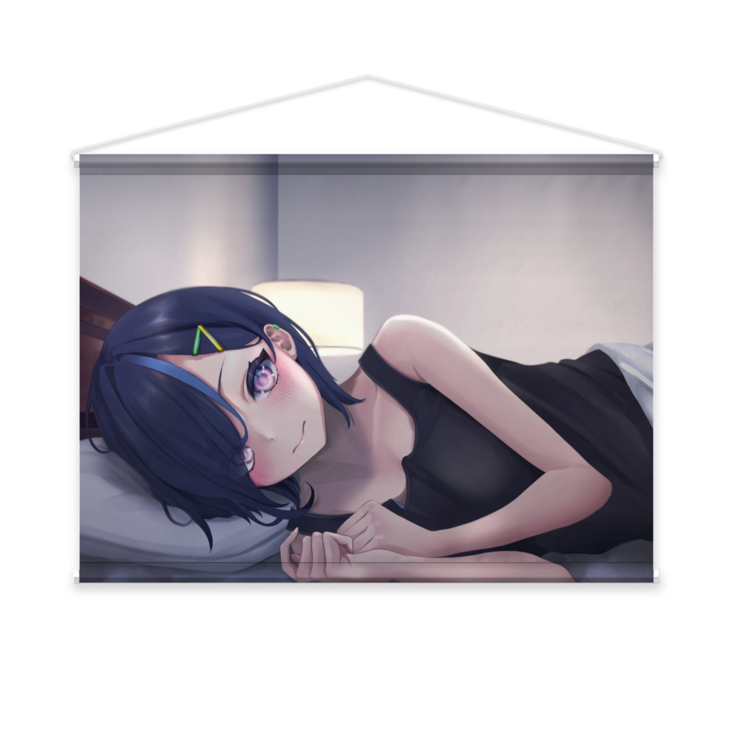 PuPuくんと添い寝タペストリー