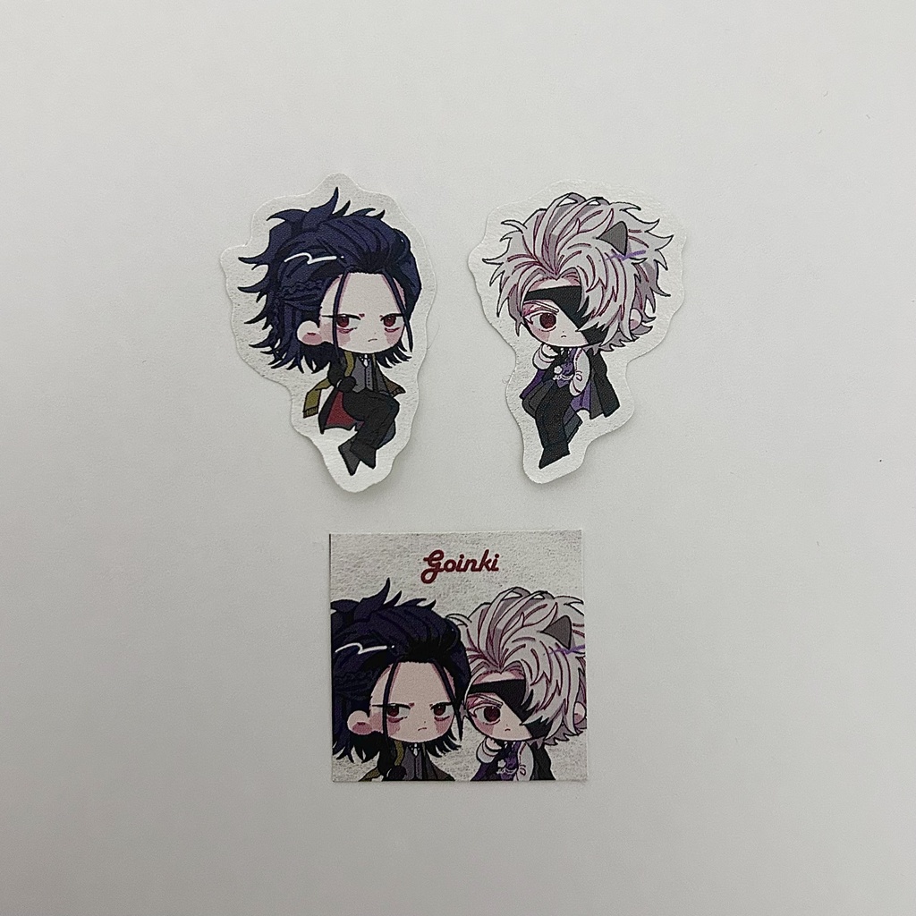 ご陰気シルバーステッカー