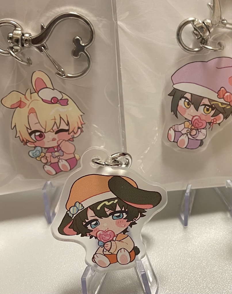 🍬マットアクリルキーホルダー🍭