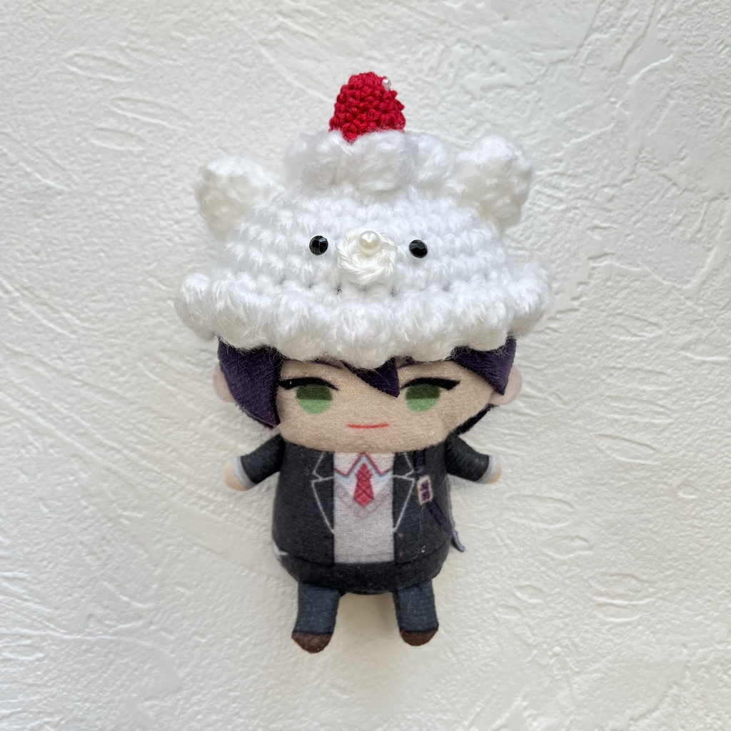 くま耳クリーム帽子