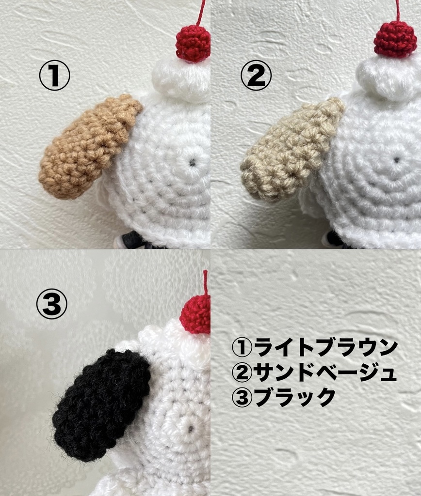 垂れ耳ボンネット&リボンタイ