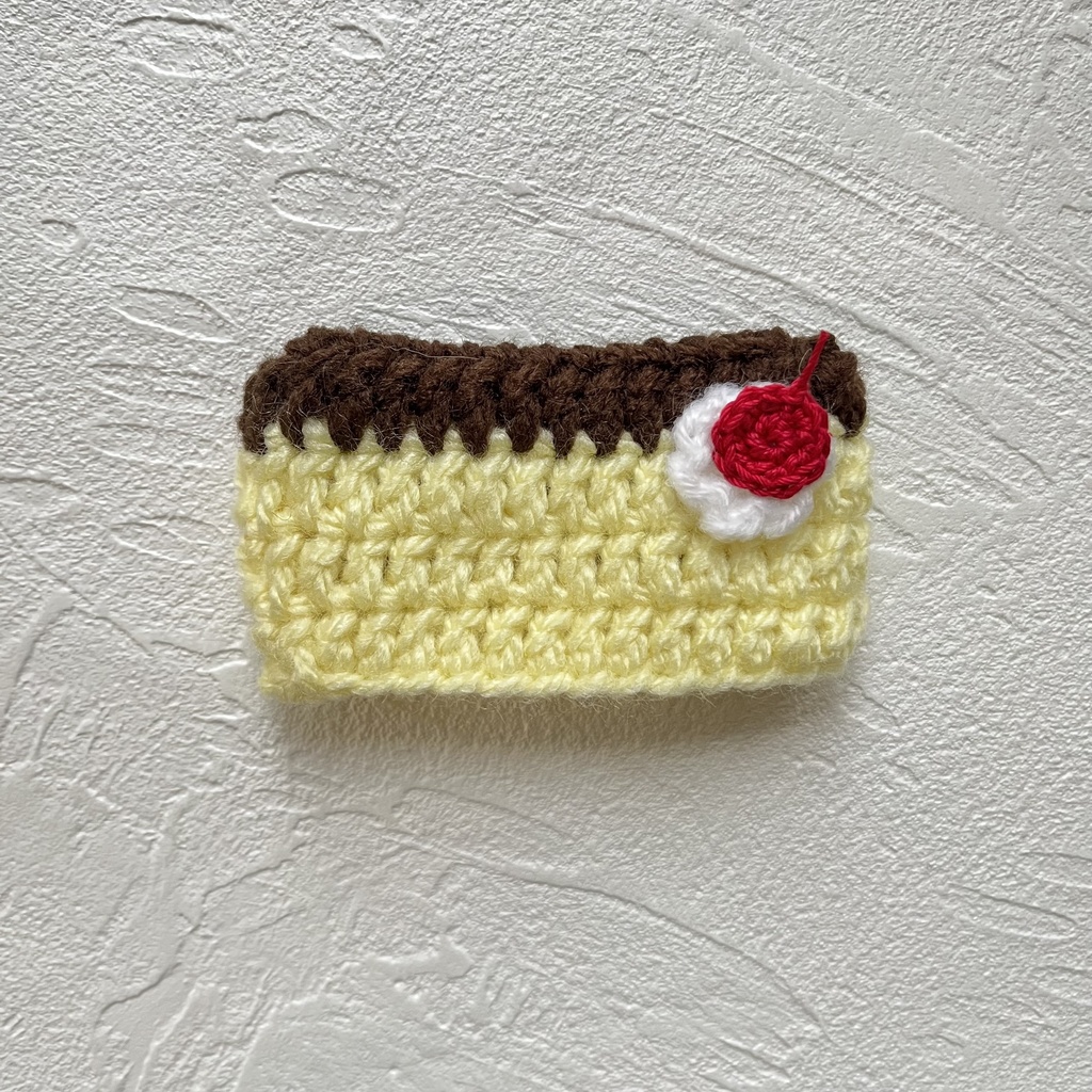 プリン猫耳帽子