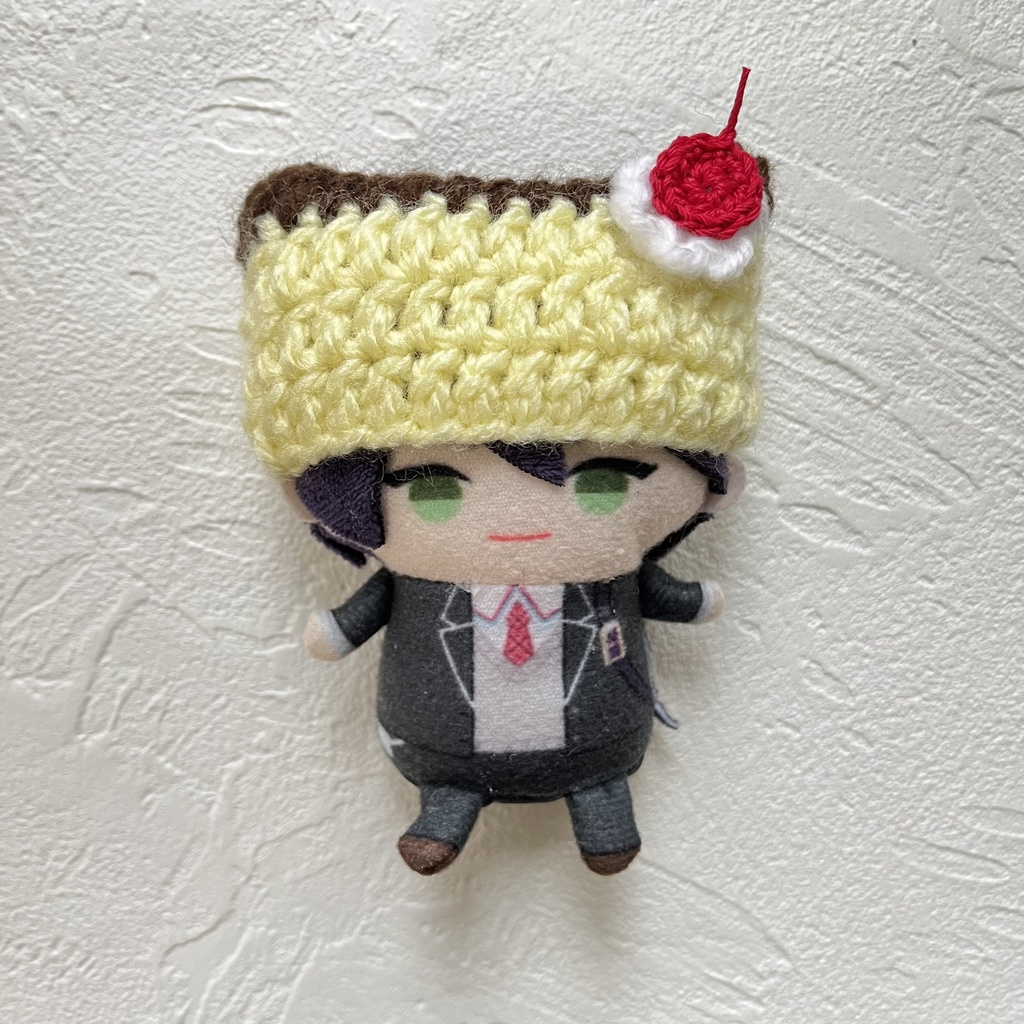 プリン猫耳帽子