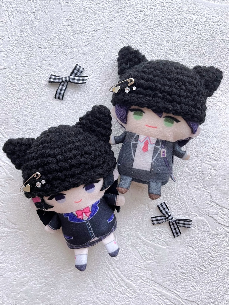 パンク風猫耳帽子