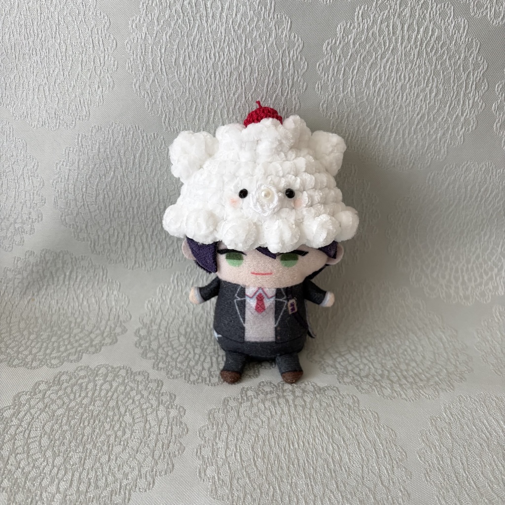 ふわもこくま耳クリーム帽子