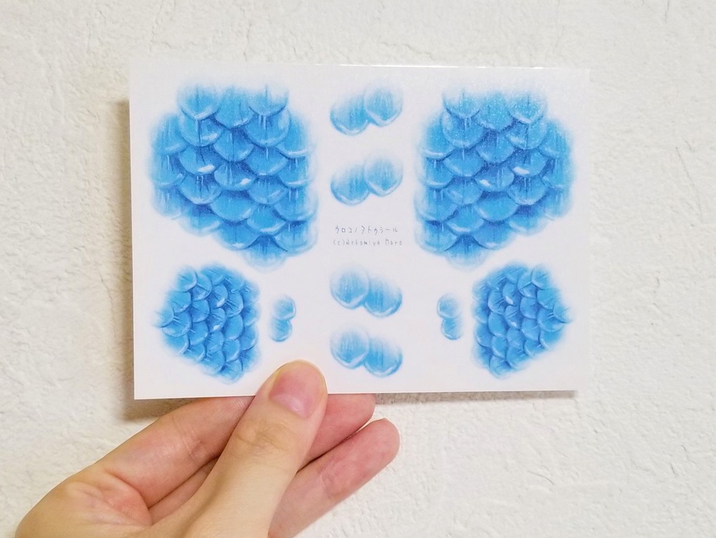 【リニューアル】鱗のタトゥーシール