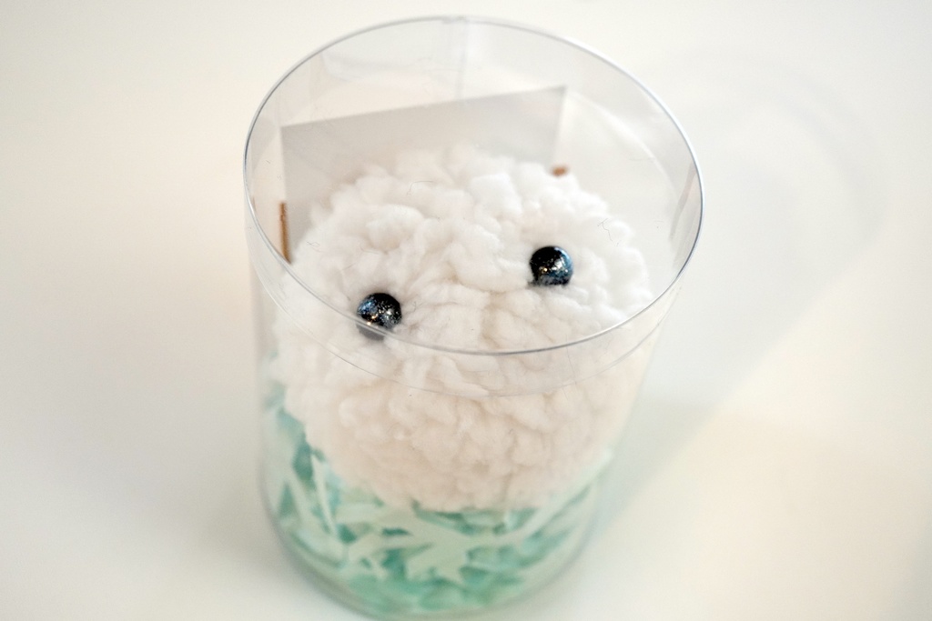 【送料込み】ケサランパサランぬいぐるみ(もこもこ・星空の瞳)