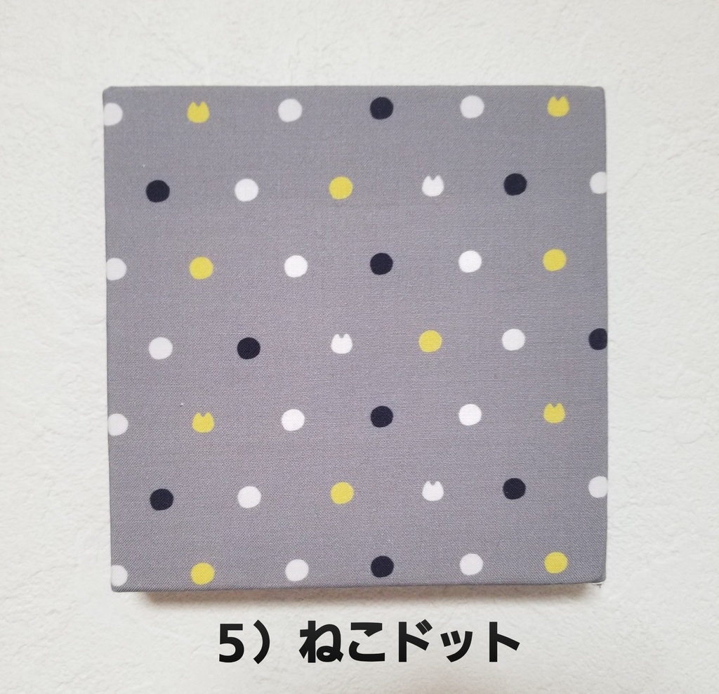 猫生地のファブリックパネル(小)