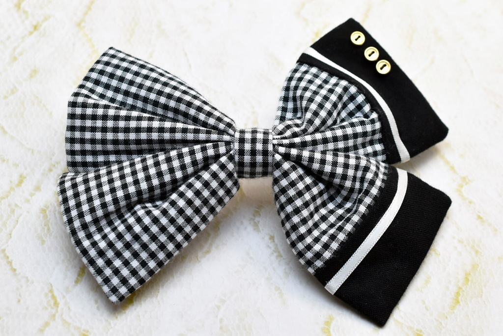 リボンのバレッタA