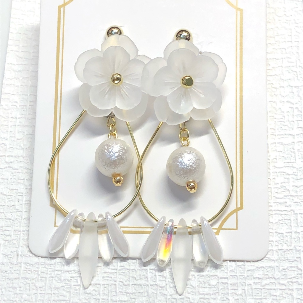 刀剣乱舞『鶴丸国永』イメージイヤリング