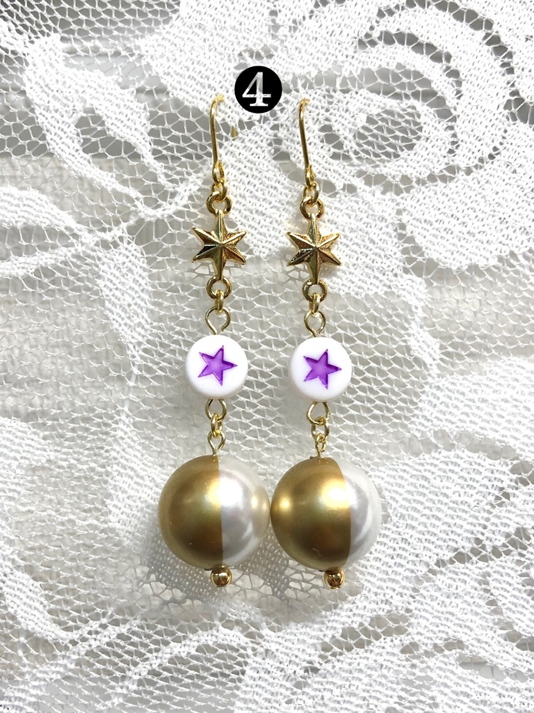 JOJO★Part1~Part6★イメージカラーピアス