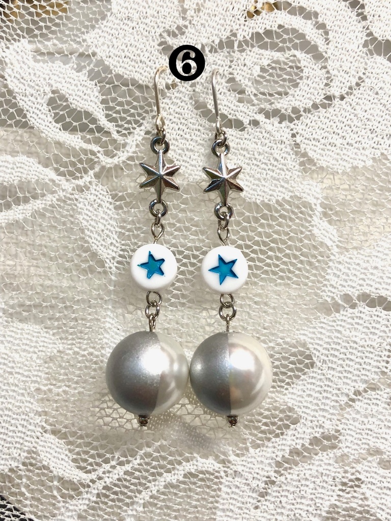 JOJO★Part1~Part6★イメージカラーピアス