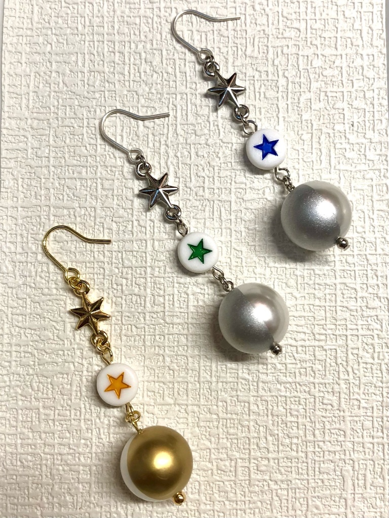 JOJO★Part1~Part6★イメージカラーピアス