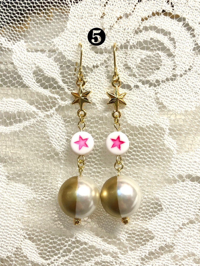 JOJO★Part1~Part6★イメージカラーピアス