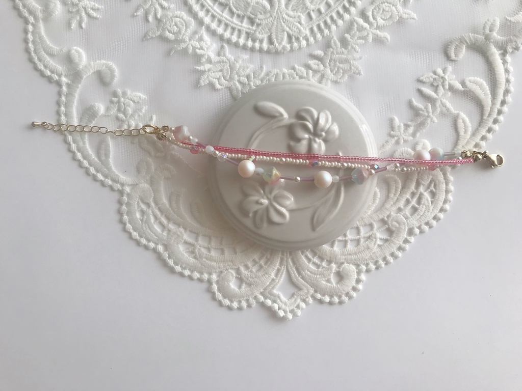 ramuda◎pink candy bracelet