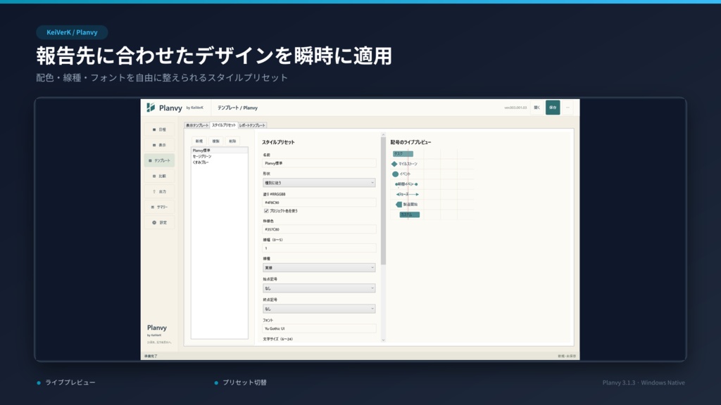 Planvy【Pro版】※Free版を始めにお試しください