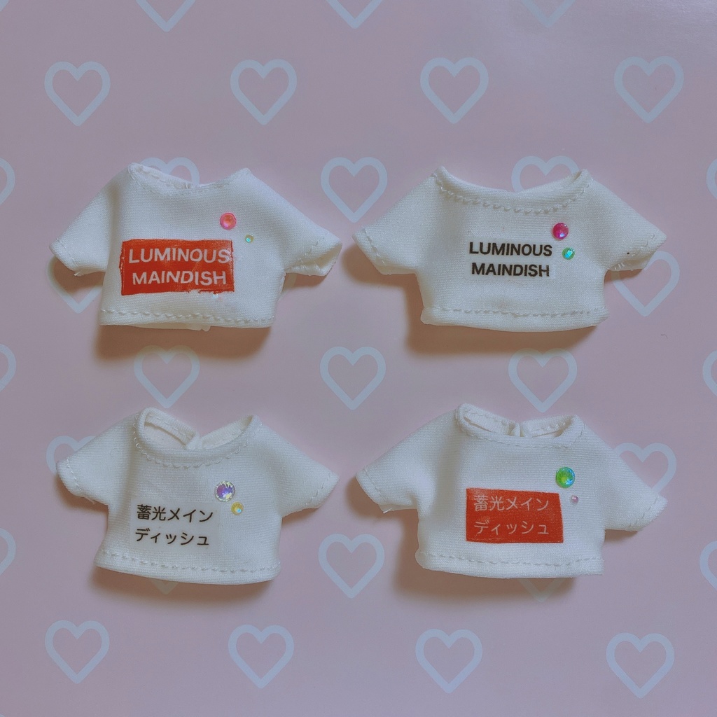 光る!蓄光ロゴTシャツ👕ぬいぐるみ用