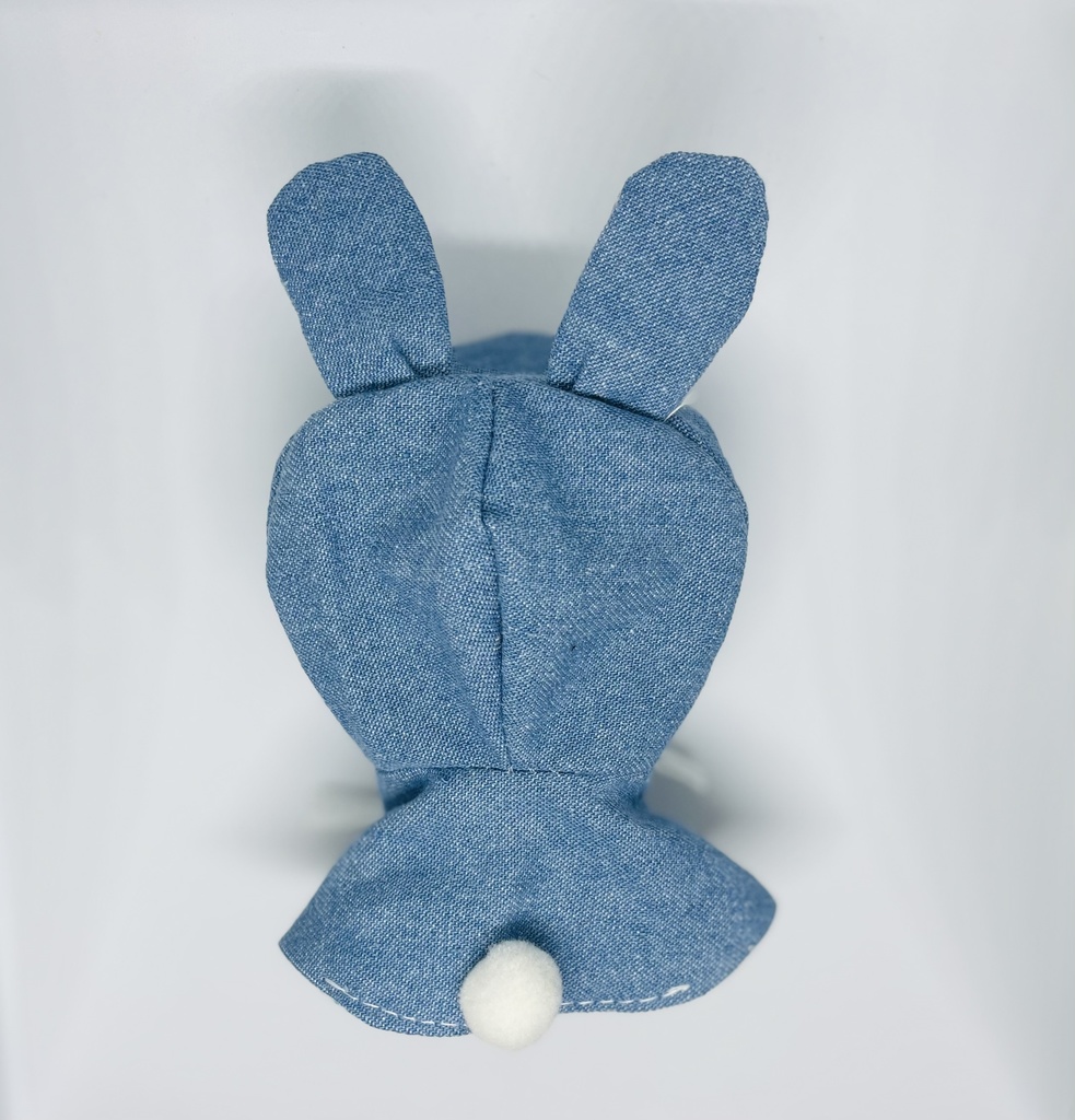 デニムのうさみみケープ ぬいぐるみ用