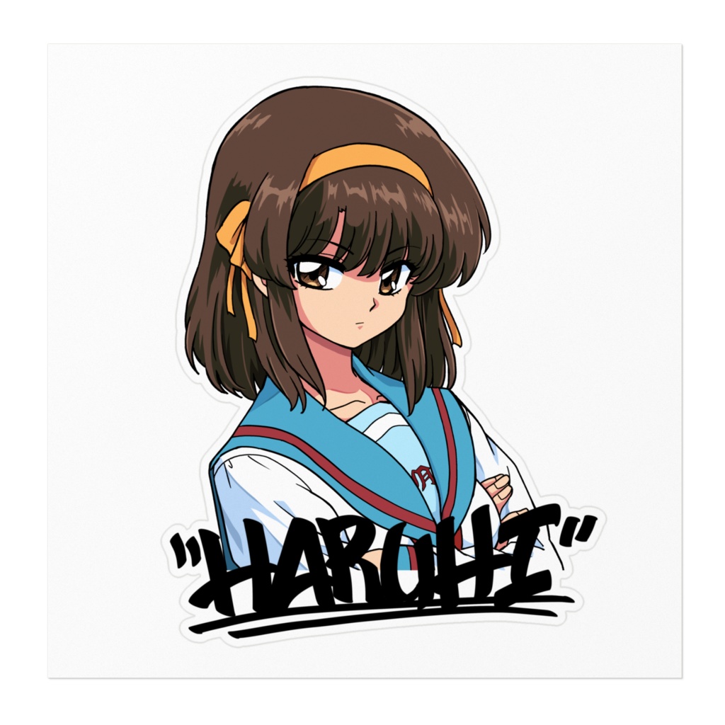 "HARUHI" BOOT STICKER