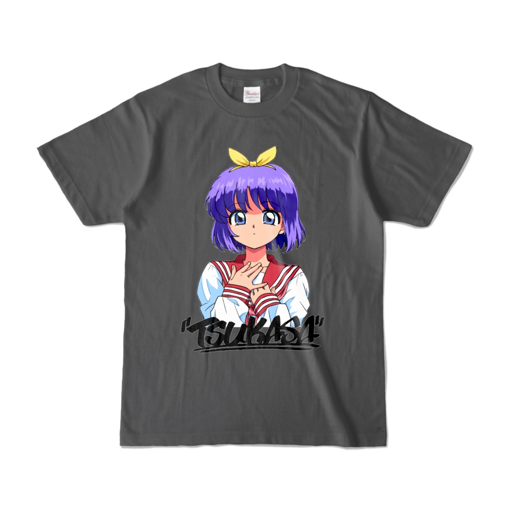 "TSUKASA" BOOT TEE チャコール