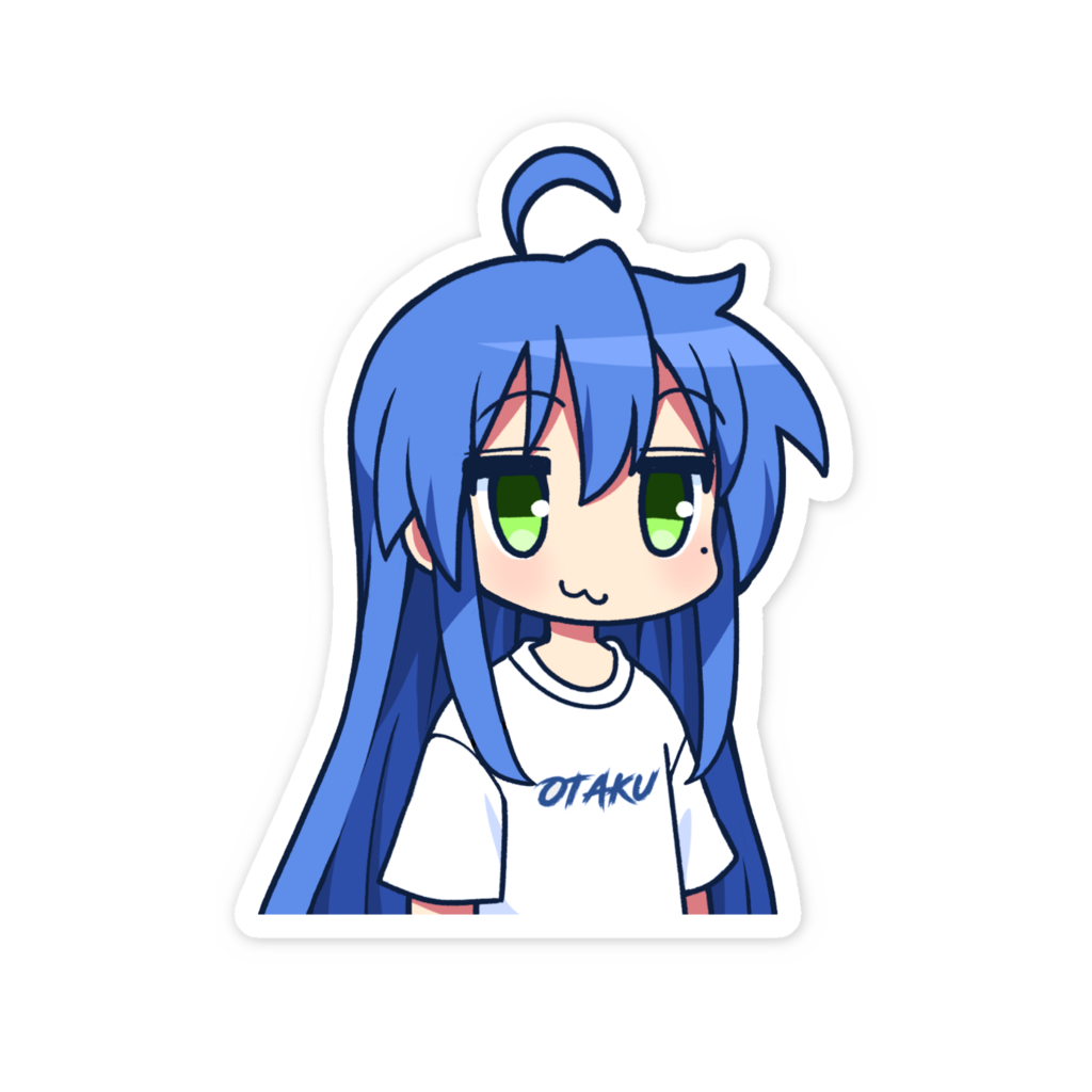 KONATA OTAKU STICKER