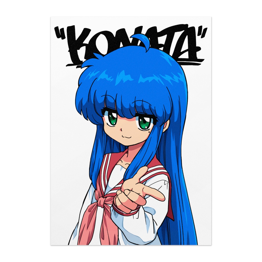 "KONATA" BOOT POSTER