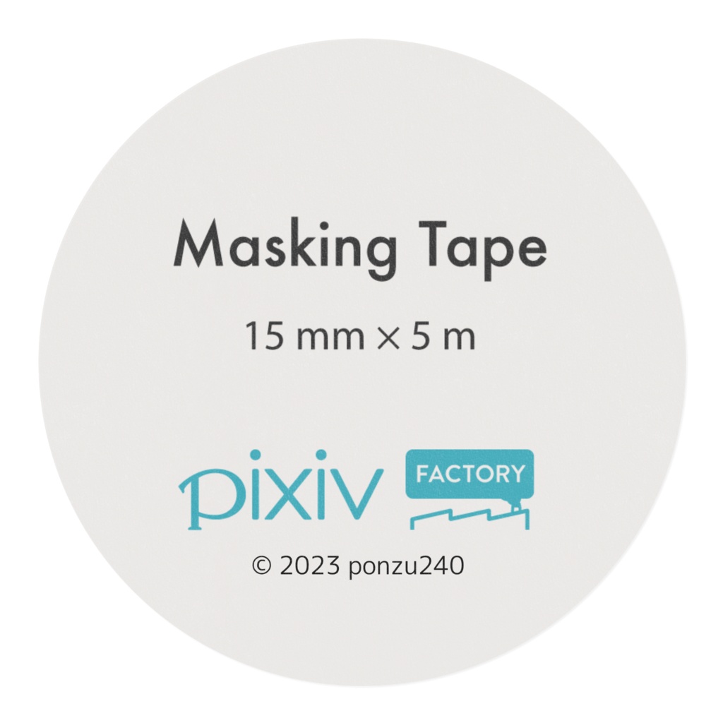 REALITY配信者【ポン酢】Twitterヘッダーマスキングテープ type2