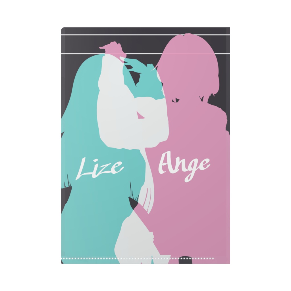 【非公式】リゼアン クリアファイル【にじさんじ】