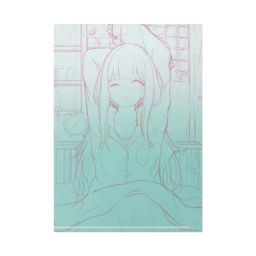 【非公式】寝起きlz様クリアファイル【にじさんじ】