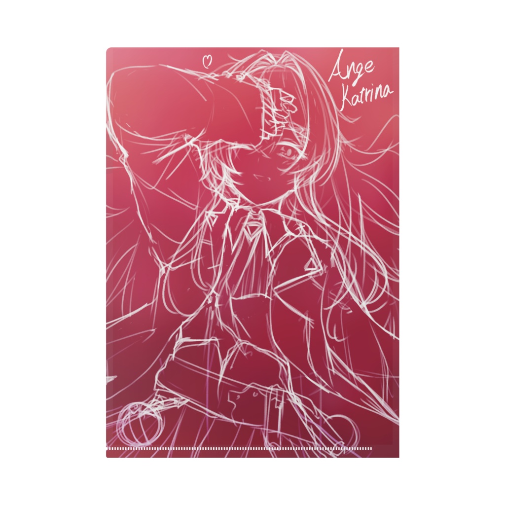 【非公式】アンジュ・カトリーナ クリアファイル【にじさんじ】