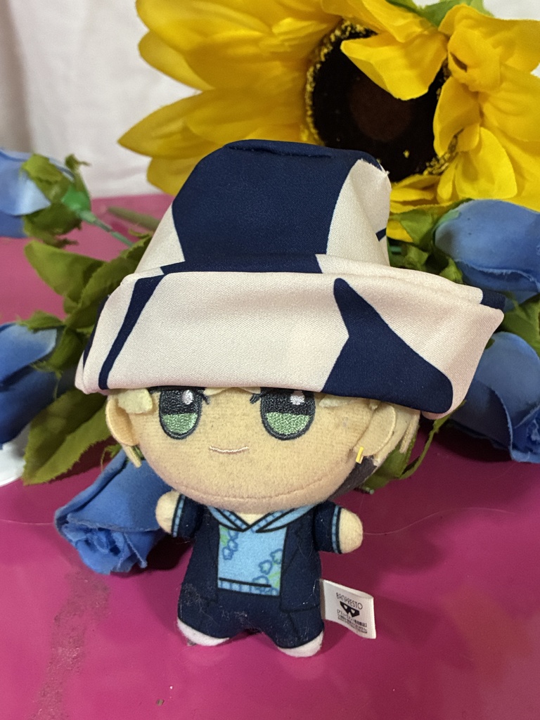 ちびぐるみおしゃれ波乗りバケットハット❤️水色裏地