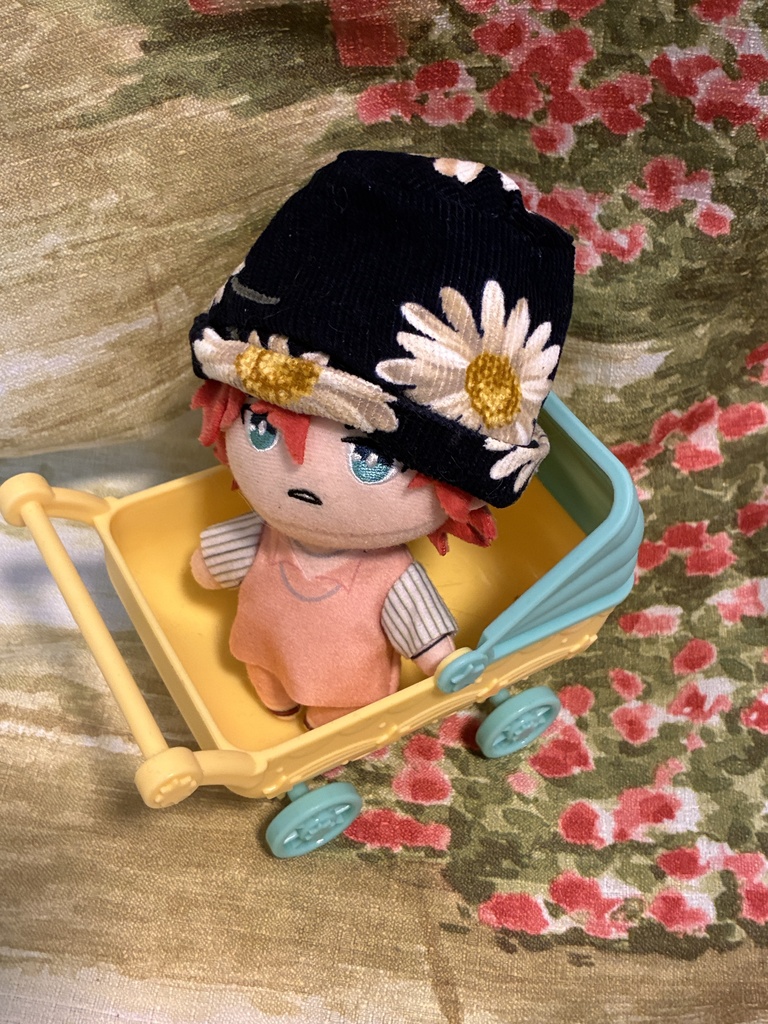 10cmぬい帽子花柄様々なジャンルに！