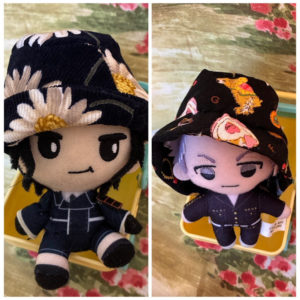 10cmぬい帽子2点！甘ロリィタ柄&花柄