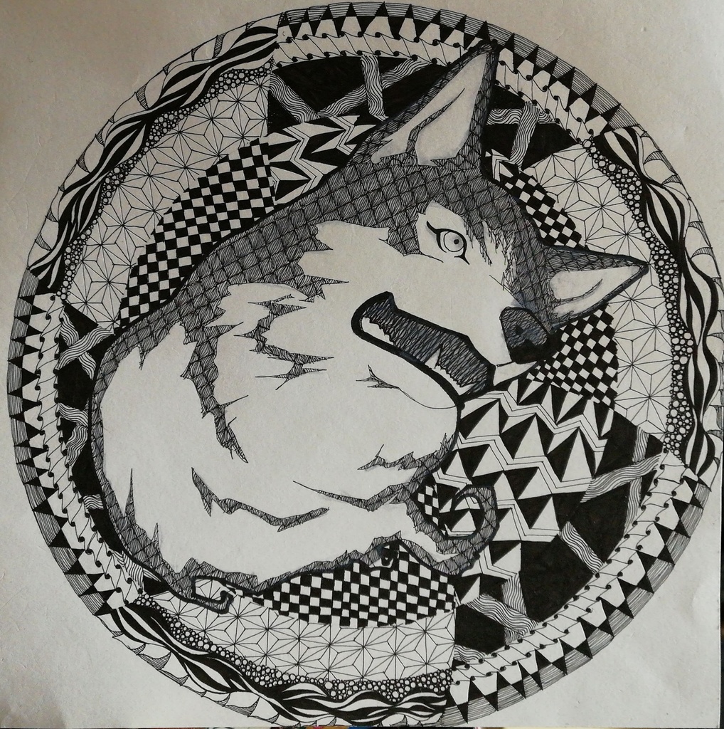 オオカミUL缶バッジ