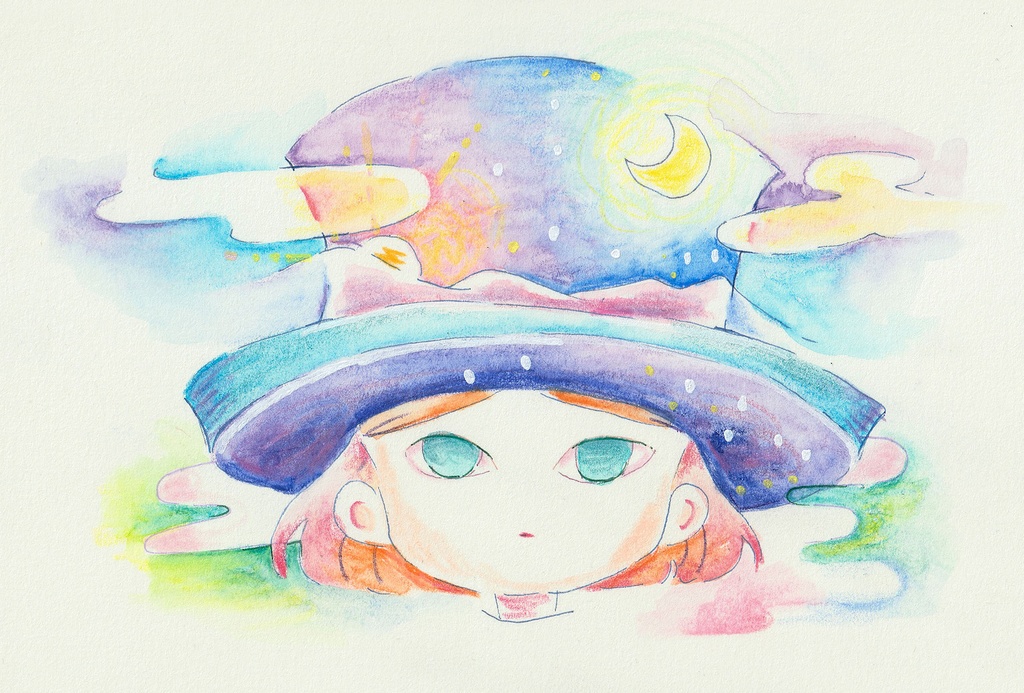  [原画]　夜が明ける夢