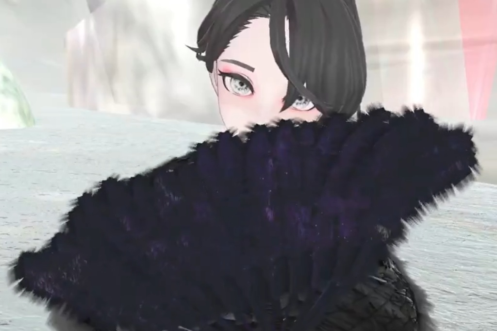 [無料]手持ちふわふわセンス